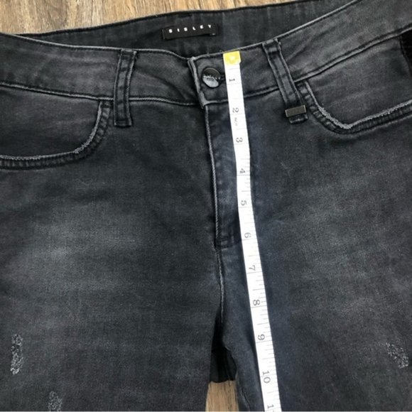 Sisley Lima Slip Carrot Fit Distressed Jeans - Picture 9 of 10